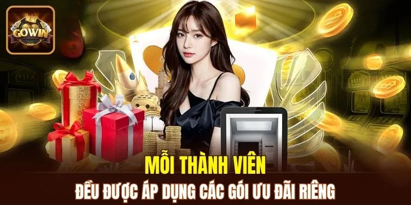 Mỗi thành viên đều được áp dụng các gói ưu đãi riêng